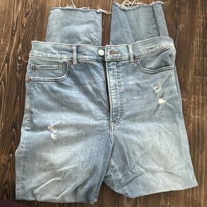 Express High Rise Slim Leg Jeans